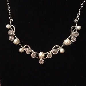 Pearl & diamond encrusted set.